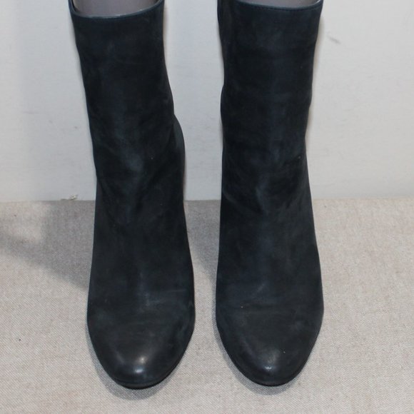 LADIES LUCKY BRAND TALL ANKLE BOOTS - 6 1/2 - BLACK LEATHER - Picture 2 of 9